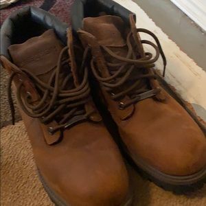 Sketchers leather boots -  size 12